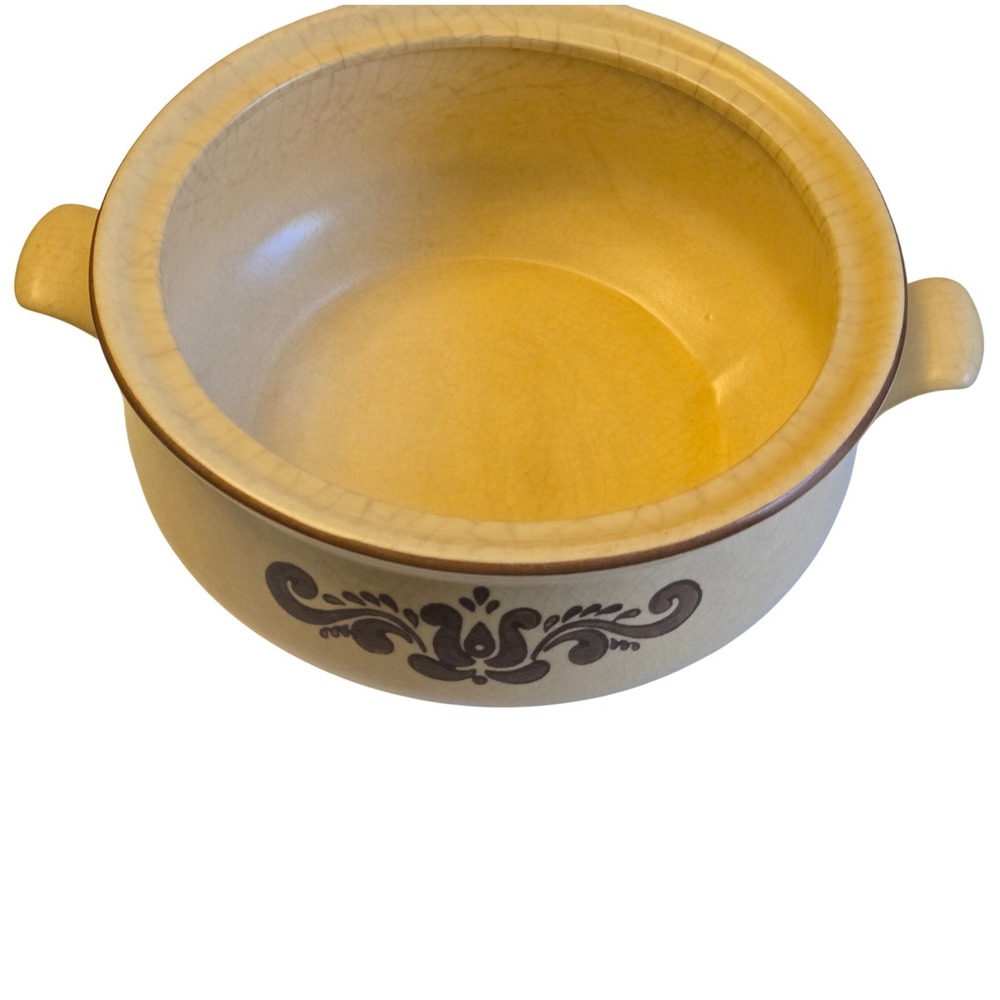 Pfaltzgraff Village Brown 2 Pc Casserole Baking Dish Set Ovenware Vintage USA - Picture 3 of 16